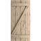 Ekena Millwork Rustic Four Board Joined Board-n-Batten Pecky Cypress Faux Wood Shutters w/Z-Board, 22"W x 60"H SHUBJZ22X60PCPR - alternate 11